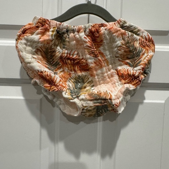 Angel Dear Palm leaves ruffle swing top and bloomer matching set 12-18 month - Picture 4 of 7